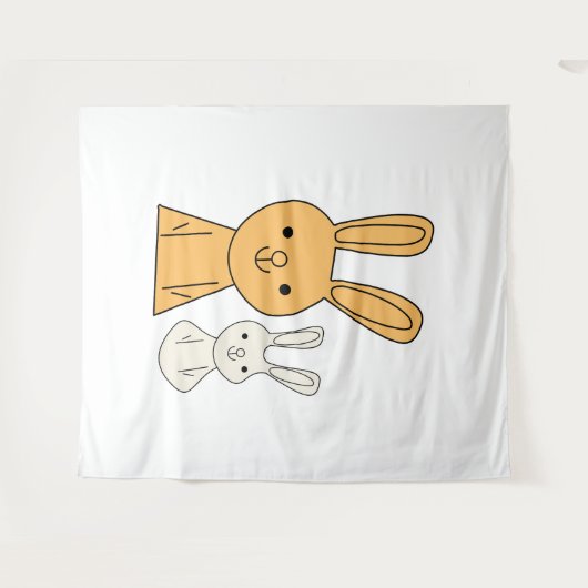 Osterhase Wandteppich (Vorderseite (Horizontal))