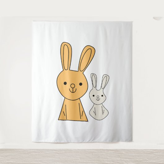 Osterhase Wandteppich (Vorderseite)