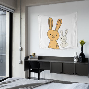Osterhase Wandteppich