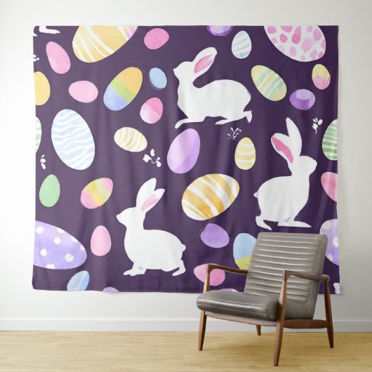 Osterhase Wandteppich (Beispiel (Horizontal))