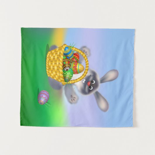 Osterhase Wandteppich (Vorderseite (Horizontal))