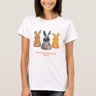 Osterhase Wild Pattern Skin Bunny Crewneck T-Shirt