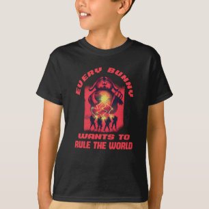 Osterhase Will zur Herrschaft der Welt - Frieden T-Shirt