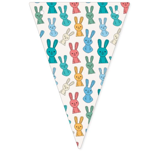 Osterhase Wimpelkette (Dritte Fahne)