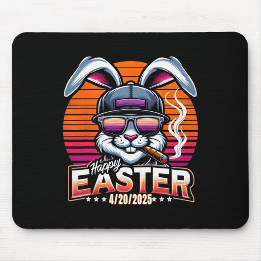Osterhase Witziger Spaß Mousepad (Vorne)