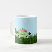 Osterhase Wolle Barke Eier Kaffeemaschine Tasse (Vorderseite Links)