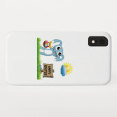 Osterhase wünscht ein frohes Ostern Case-Mate iPhone Hülle (Rückseite (Horizontal))