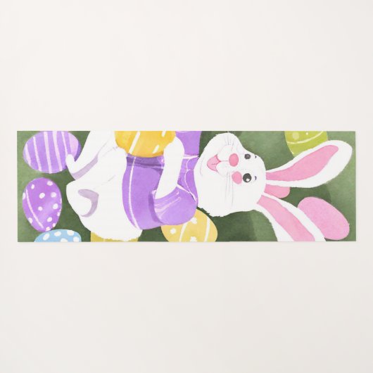 Osterhase Yogamatte (Rückseite (Horizontal))