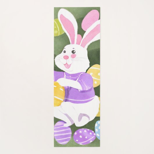 Osterhase Yogamatte (Rückseite)