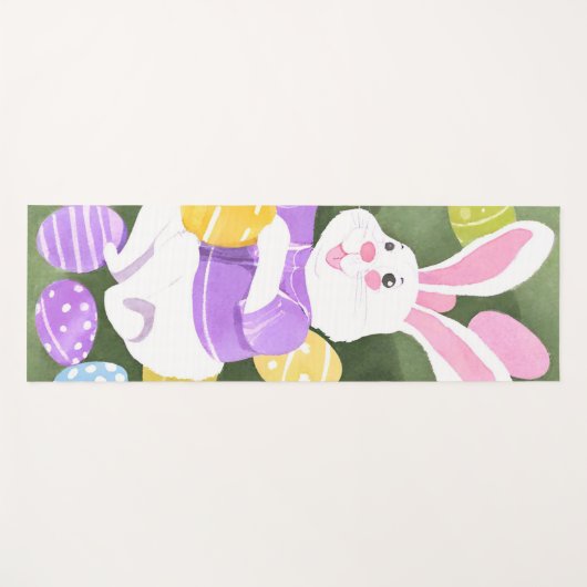 Osterhase Yogamatte (Vorderseite (Horizontal))
