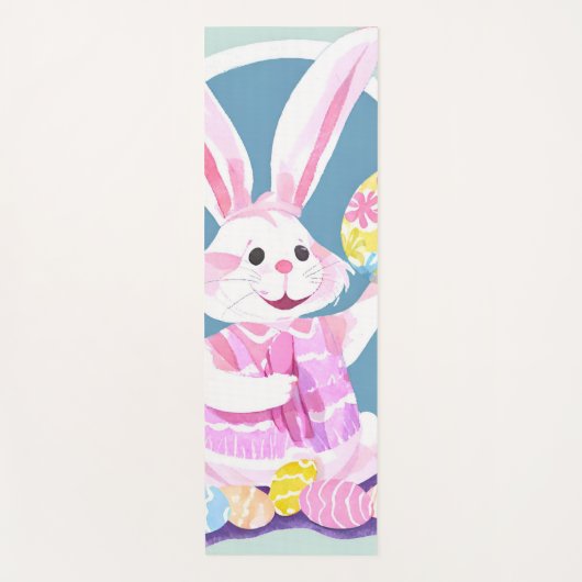 Osterhase Yogamatte (Vorderseite)