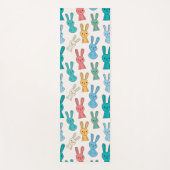 Osterhase Yogamatte (Vorderseite)