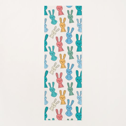 Osterhase Yogamatte (Vorderseite)