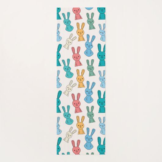 Osterhase Yogamatte (Rückseite)