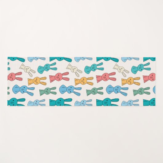 Osterhase Yogamatte (Vorderseite (Horizontal))