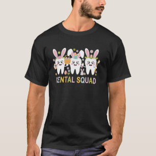 Osterhase Zahnputzteam Zahnarzthelferin Kostüm  T-Shirt