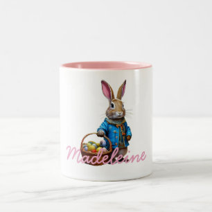 Osterhase zweifarbige tasse