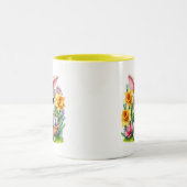 Osterhase zweifarbige tasse (Mittel)