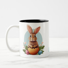 Osterhase Zweifarbige Tasse