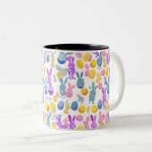 Osterhase Zweifarbige Tasse (VorderseiteRechts)
