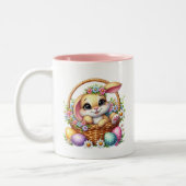 Osterhase zweifarbige tasse (Links)