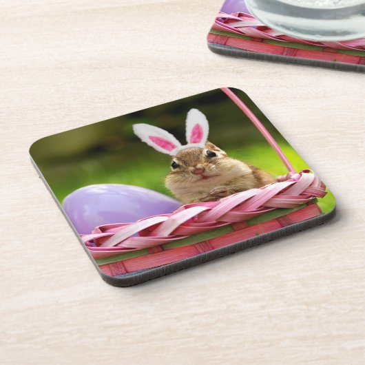 OsterhaseChipmunk Untersetzer (Linke Seite)