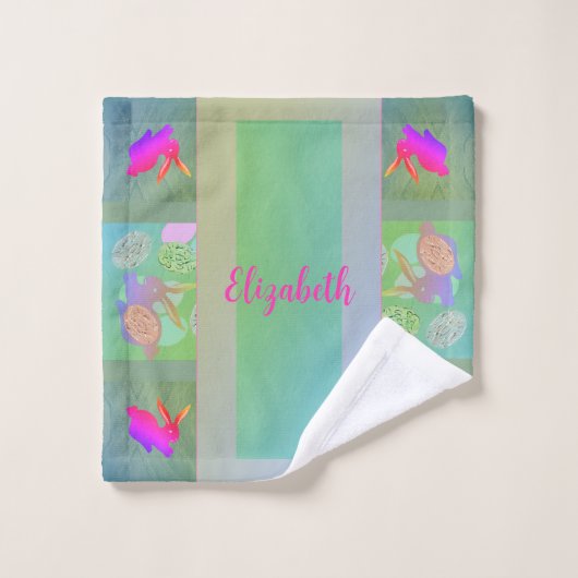 Osterhaseger Badhandtuch Set (Waschlappen)