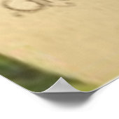 Osterhasegi Vierblättriges Kleeblatt Trumpet Poster (Ecke)