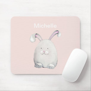 Osterhasen-Aquarell-Illustration Mousepad