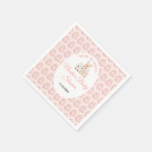 Osterhasen-Baby-Party Serviette (Ecke)