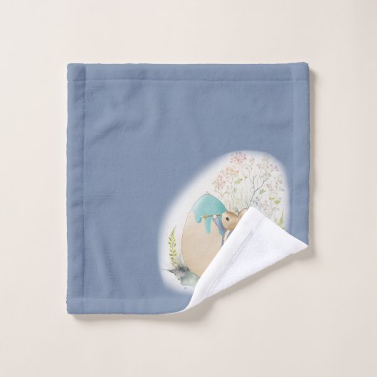 Osterhasen Badhandtuch Set (Waschlappen)