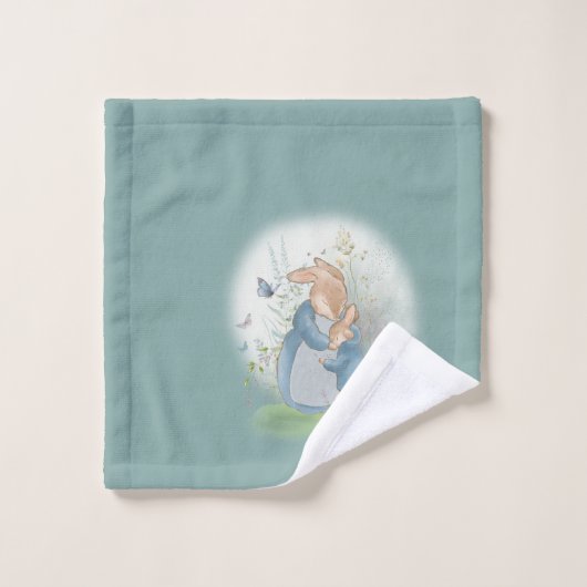 Osterhasen Badhandtuch Set (Waschlappen)