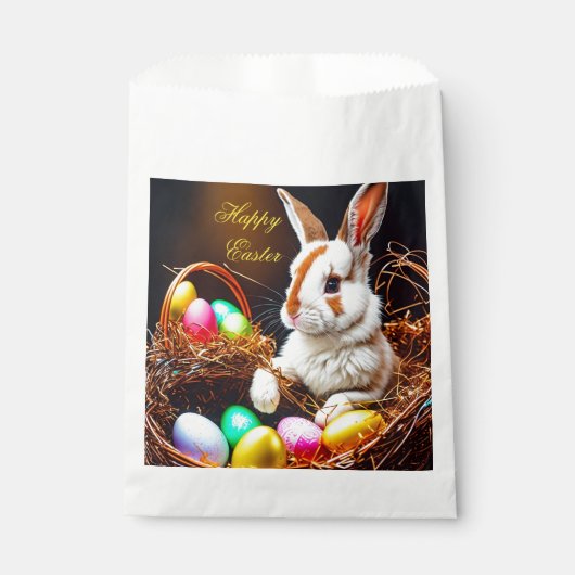 Osterhasen Basket & Eier Geschenktütchen (Vorderseite)