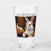 Osterhasen Basket & Eier Glas (Rückseite)