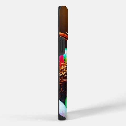 Osterhasen Basket & Eier iPhone Hülle (Rechte Seite)