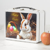 Osterhasen Basket & Eier Metall Brotdose (Beispiel)
