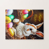 Osterhasen Basket & Eier Puzzle (Horizontal)