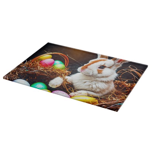 Osterhasen Basket & Eier Schneidebrett (Ecke)