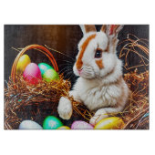 Osterhasen Basket & Eier Schneidebrett (Vorderseite)
