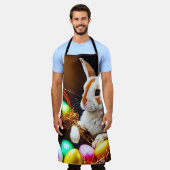 Osterhasen Basket & Eier Schürze (Getragen)