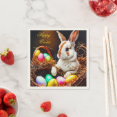 Osterhasen Basket & Eier Serviette (Beispiel)