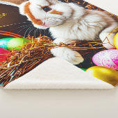 Osterhasen Basket & Eier Sherpadecke (3/4)