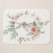 Osterhasen-Blumen Sherpadecke (Vorderseite (Horizontal))
