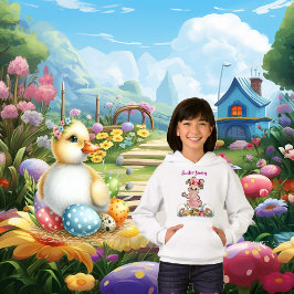 Osterhasen Blumenstrauß Kronen Pinakothek Züst Hoodie