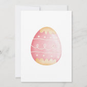 Osterhasen Brunch Egg Hunt Einladung (Rückseite)