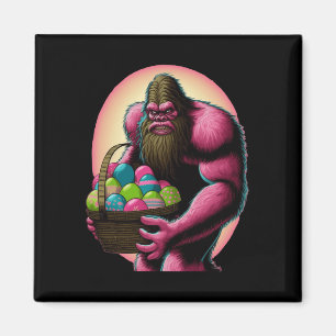Osterhasen Bunny mit Ostern Eierkörbchen Spaß für Magnet
