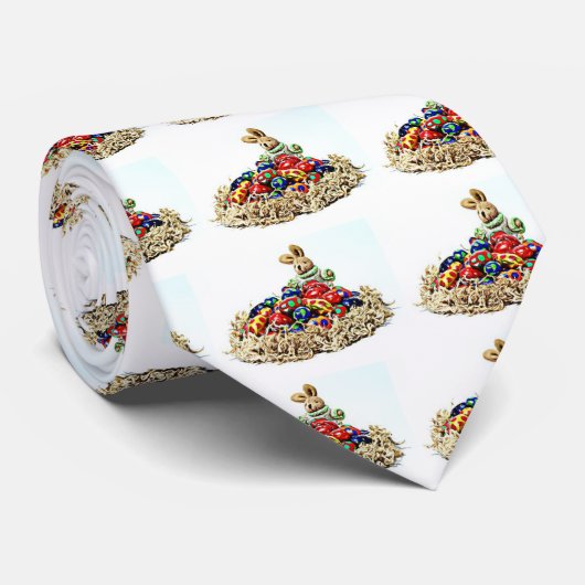 Osterhasen Candy Nest Krawatte (Gerollt)