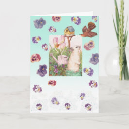 Osterhasen Chicks Ostern Joy GREETINGS Feiertagskarte