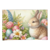 Osterhasen Dekorative Pastell Set 2 Kissenbezug (Vorderseite-Rechts)