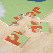 Osterhasen dekorierte Eier Persönlicher Name Puzzle (Seite)